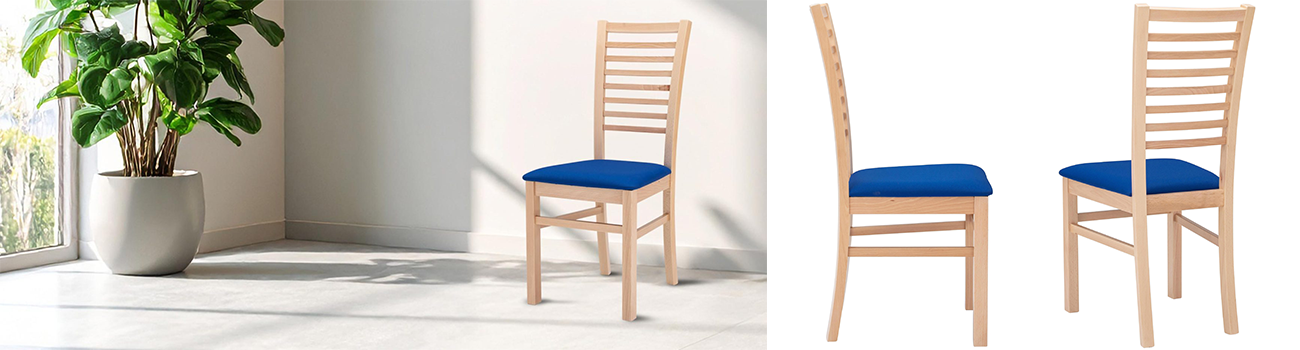 Designová dřevěná židle MILANI II